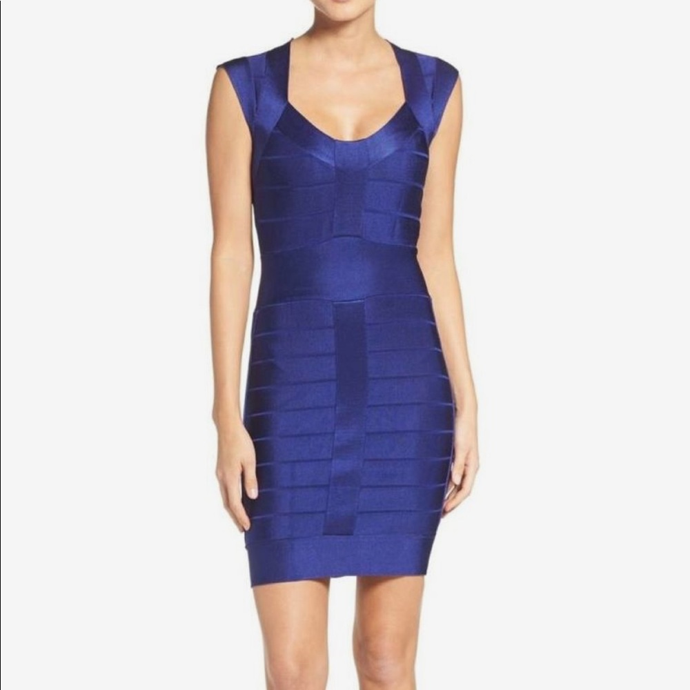 French connection navy blue bandage dress 👗